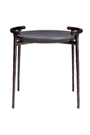 Table d'appoint en marbre gris | Eichholtz Arca | Meubleluxe.fr