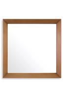 Miroir carré en laiton brossé | Eichholtz Othello | Meubleluxe.fr