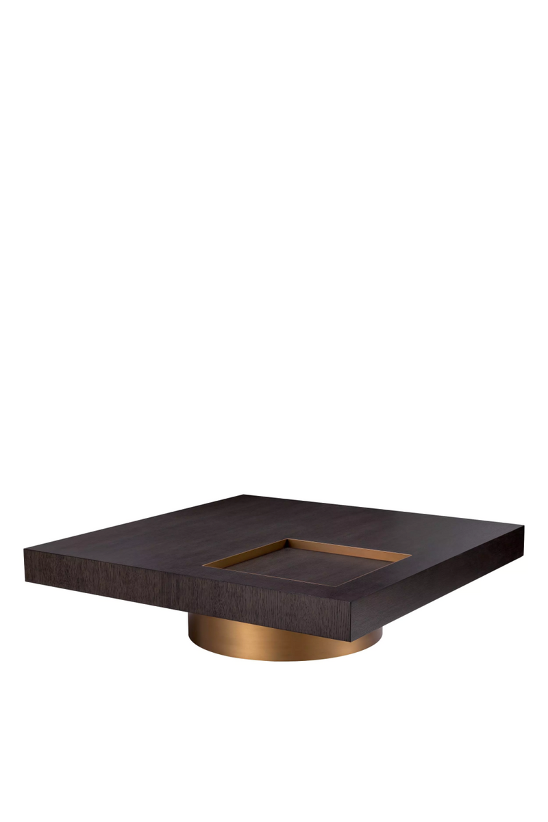 Table basse carrée en chêne | Eichholtz Otus | Meubleluxe.fr