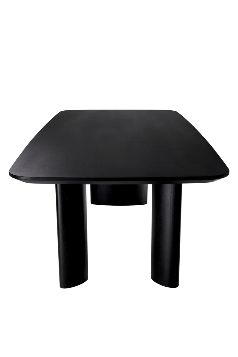 Table de salle à manger en bois noir | Eichholtz Harmonie S | Meubleluxe.fr