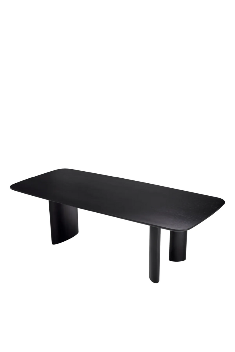 Table de salle à manger en bois noir | Eichholtz Harmonie S | Meubleluxe.fr