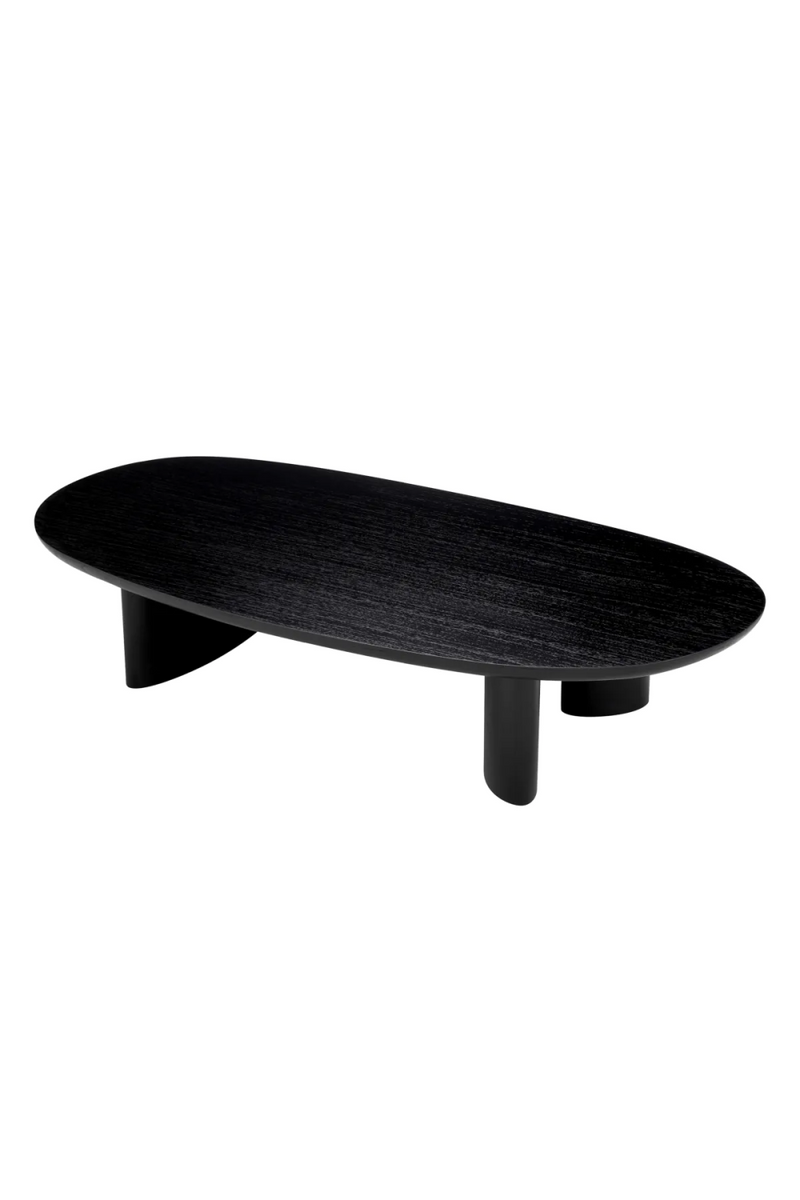 Table basse en bois noir | Eichholtz Lindner | Meubleluxe.fr