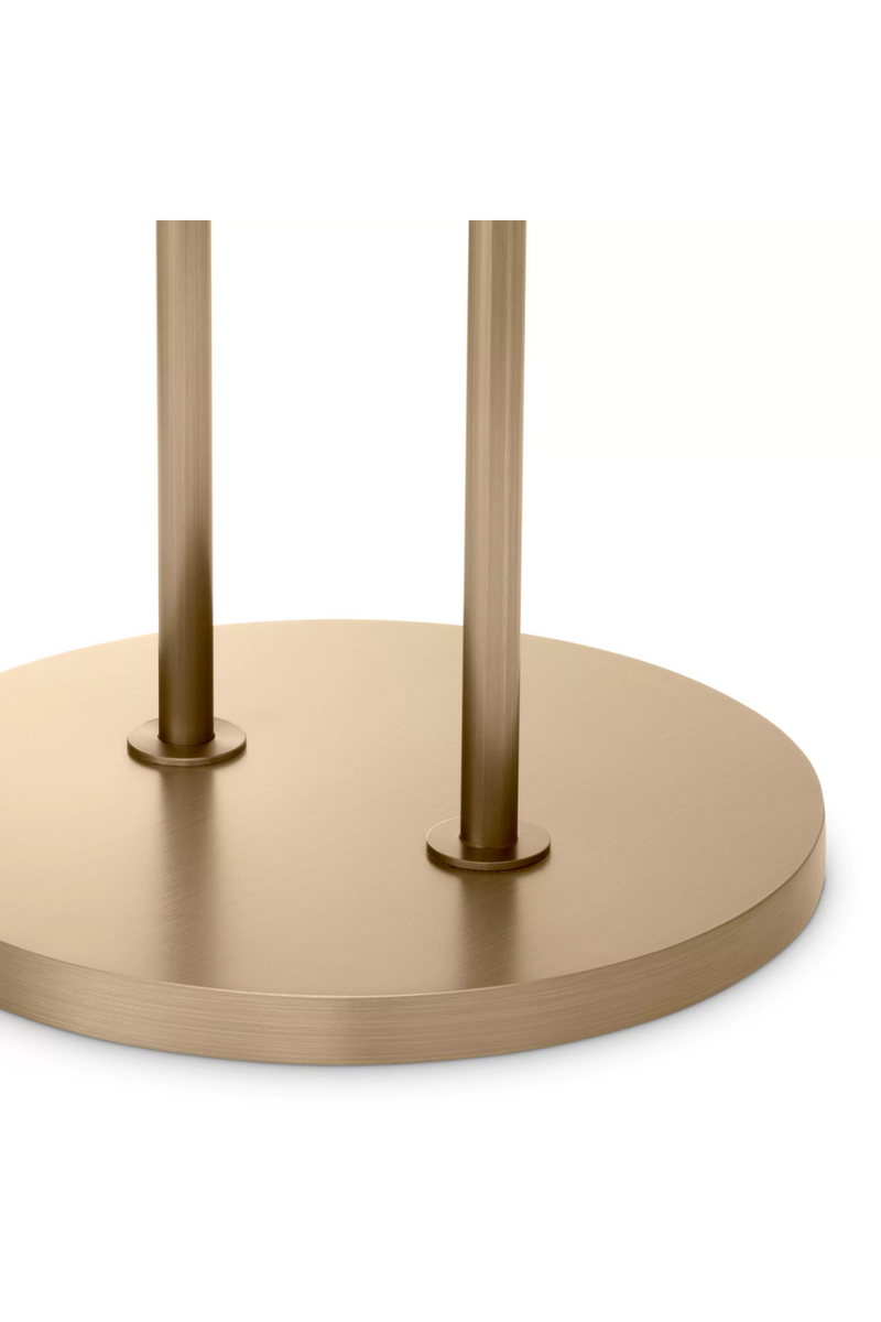 Table d'appoint en laiton brossé et marbre | Eichholtz Zappa | Meubleluxe.fr