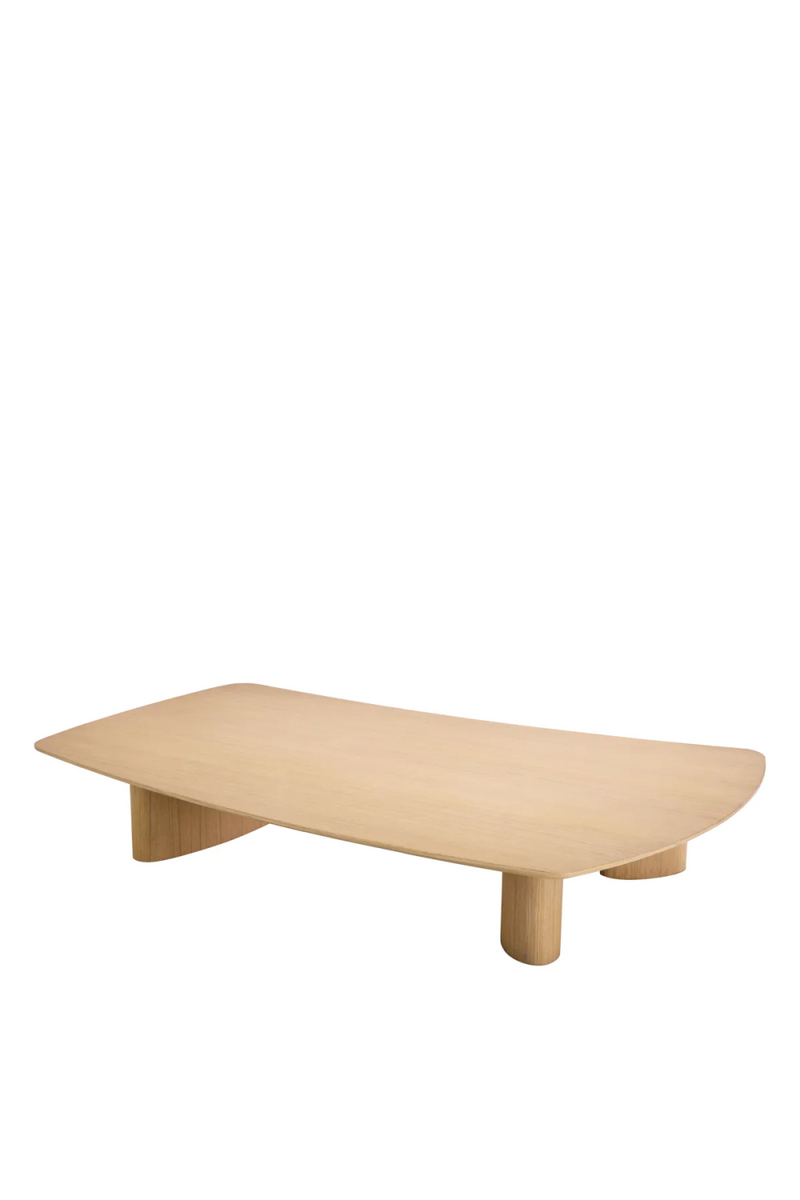 Table basse en chêne naturel | Eichholtz Bergman | Meubleluxe.fr