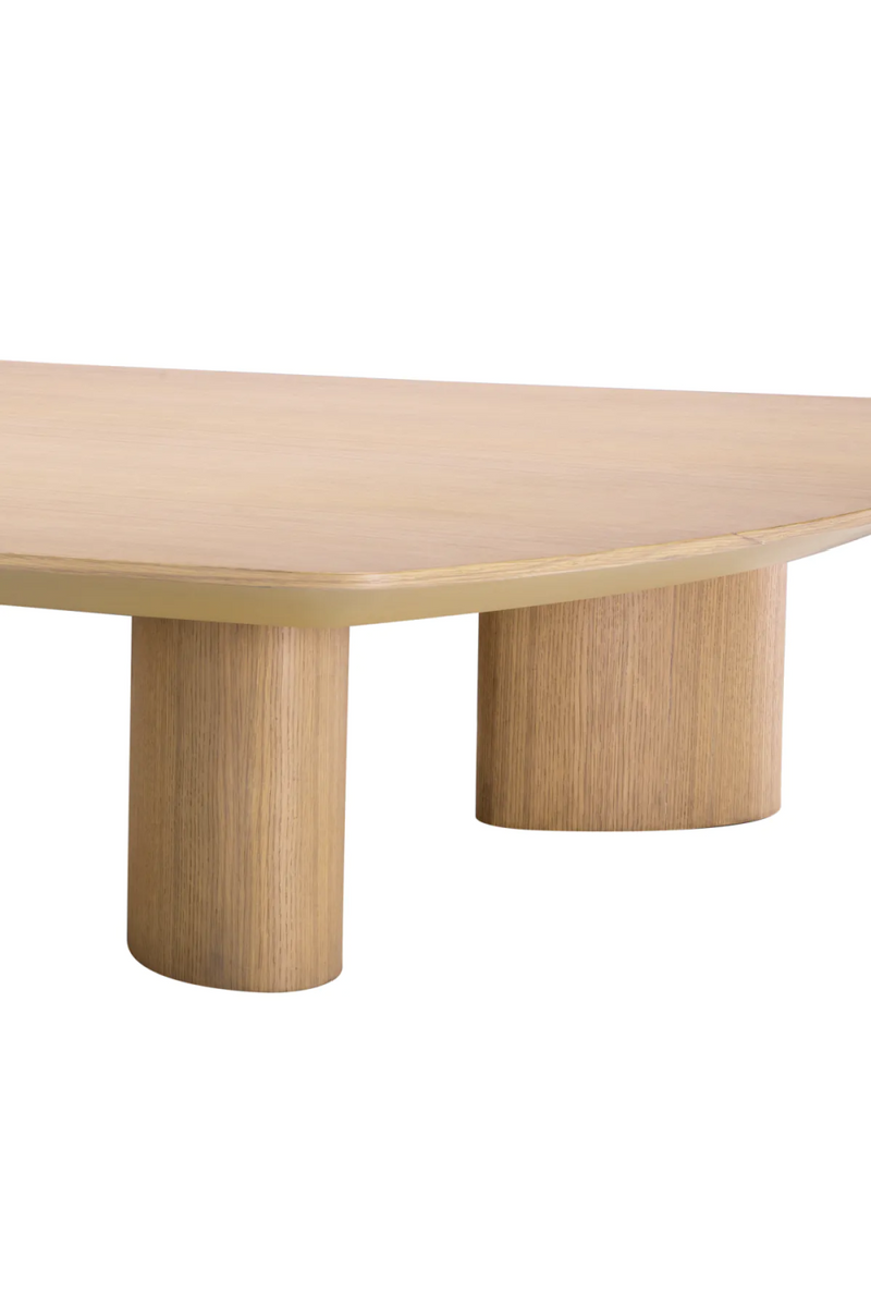 Table basse en chêne naturel | Eichholtz Bergman | Meubleluxe.fr