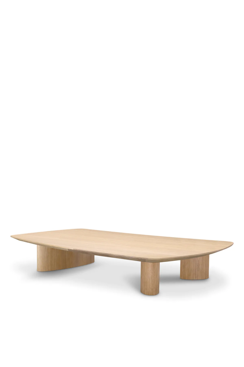 Table basse en chêne naturel | Eichholtz Bergman | Meubleluxe.fr