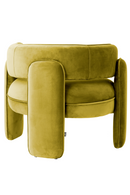 Fauteuil en velours vert | Eichholtz Chaplin | Meubleluxe.fr
