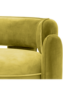 Fauteuil en velours vert | Eichholtz Chaplin | Meubleluxe.fr