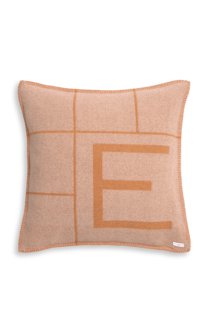 Coussin décoratif orange en laine | Eichholtz Rhoda S | Meubleluxe.fr