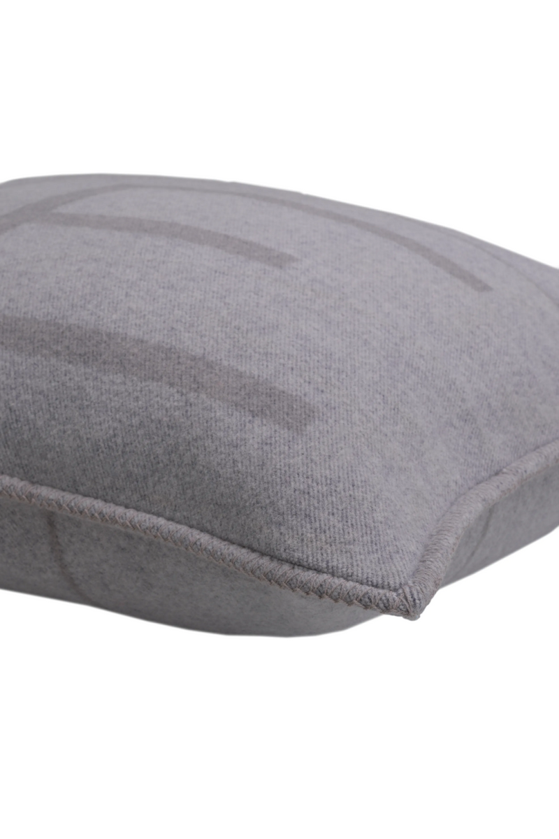 Coussin décoratif gris en laine | Eichholtz Rhoda L | Meubleluxe.fr