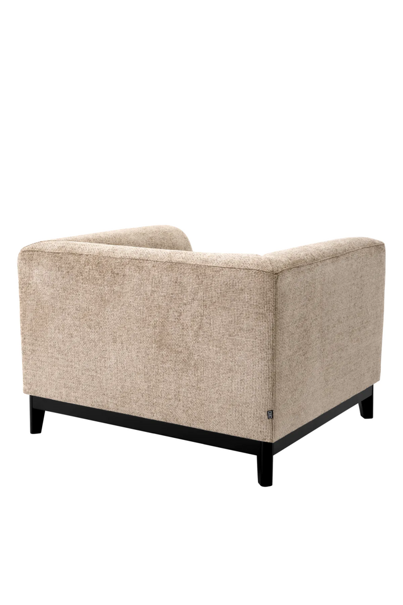 Fauteuil en Lyssa Sable | Eichholtz Corso | Meubleluxe.fr