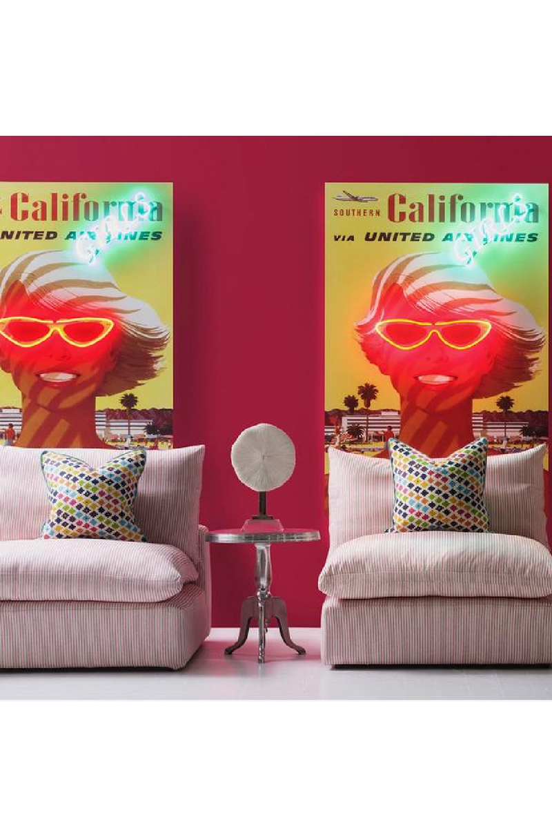 Néon LED Pop Art | Andrew Martin California Girls | Meubleluxe.fr