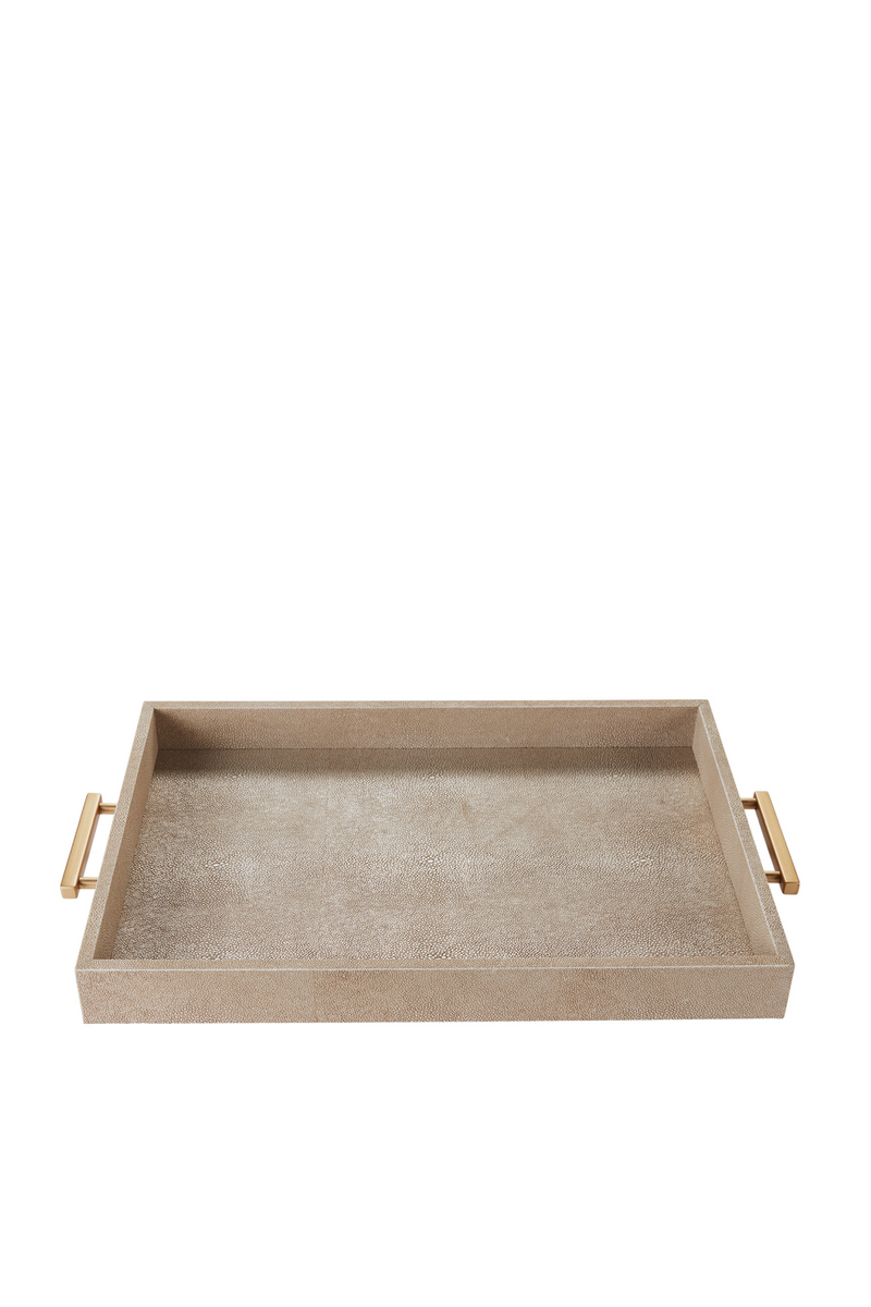 Plateau rectangulaire en bois crème | Andrew Martin Porto | Meubleluxe.fr