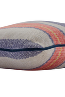 Coussin multi-tonalité passepoilé en velours gris | Andrew Martin Elbrus | Meubleluxe.fr