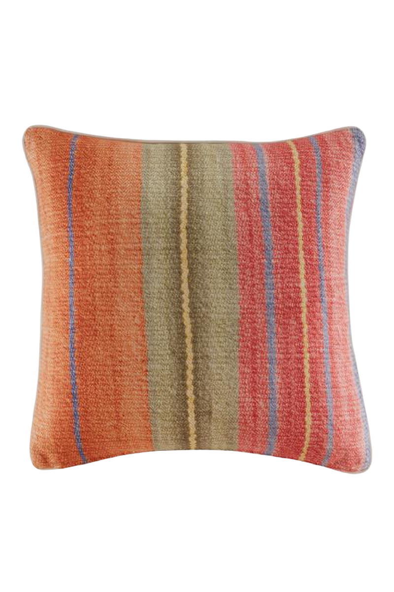 Coussin carré multicolore | Andrew Martin Elbrus | Meubleluxe.fr