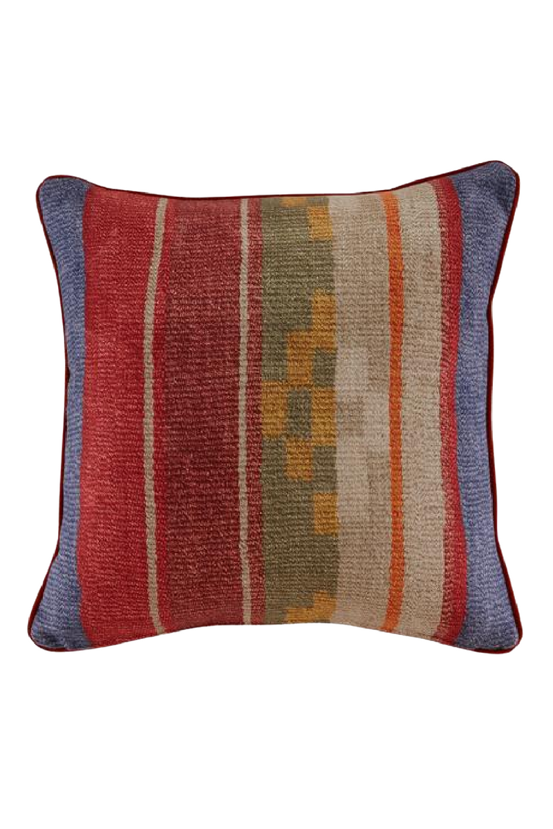 Coussin Kilim en lin mélangé | Andrew Martin Indus | Meubleluxe.fr