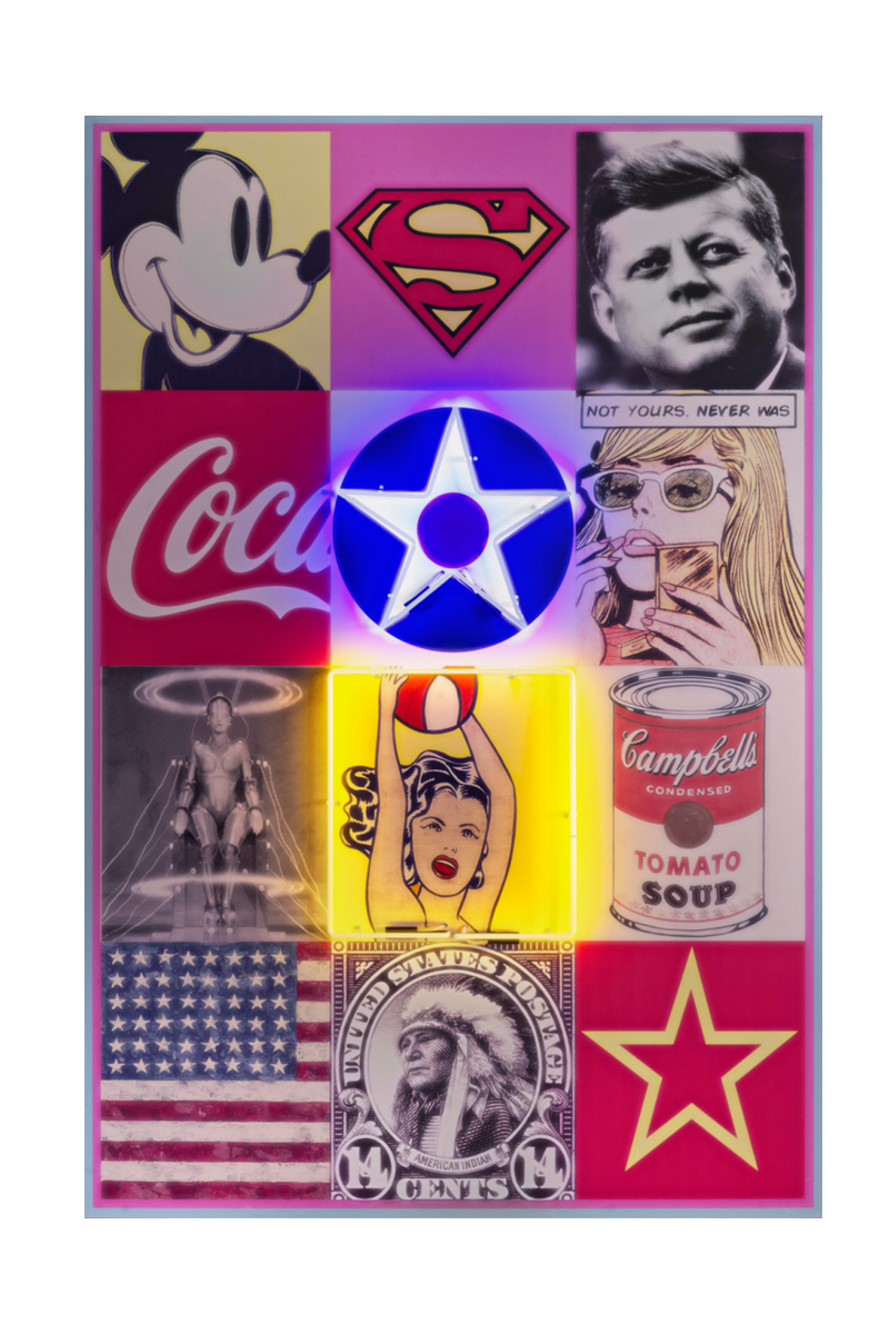 Néon LED Pop Art | Andrew Martin America | Meubleluxe.fr