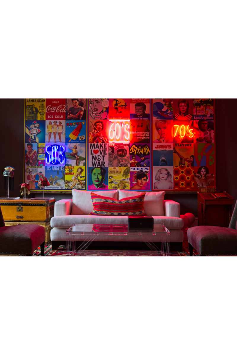 Néon LED année 50 | Andrew Martin The Fifties | Meubleluxe.fr