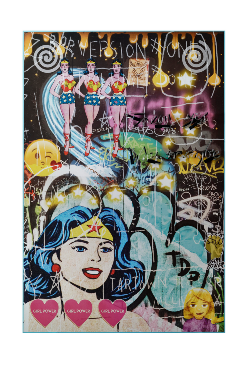 Néon LED Graffiti | Andrew Martin Wonder Women | Meubleluxe.fr