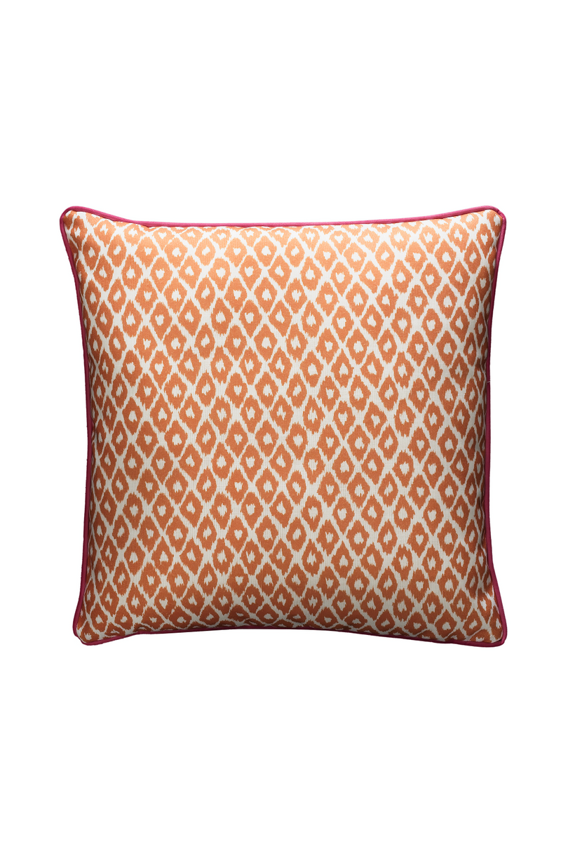 Coussin d'extérieur orange vif | Andrew Martin Gypsum Lava | Muebleluxe.fr