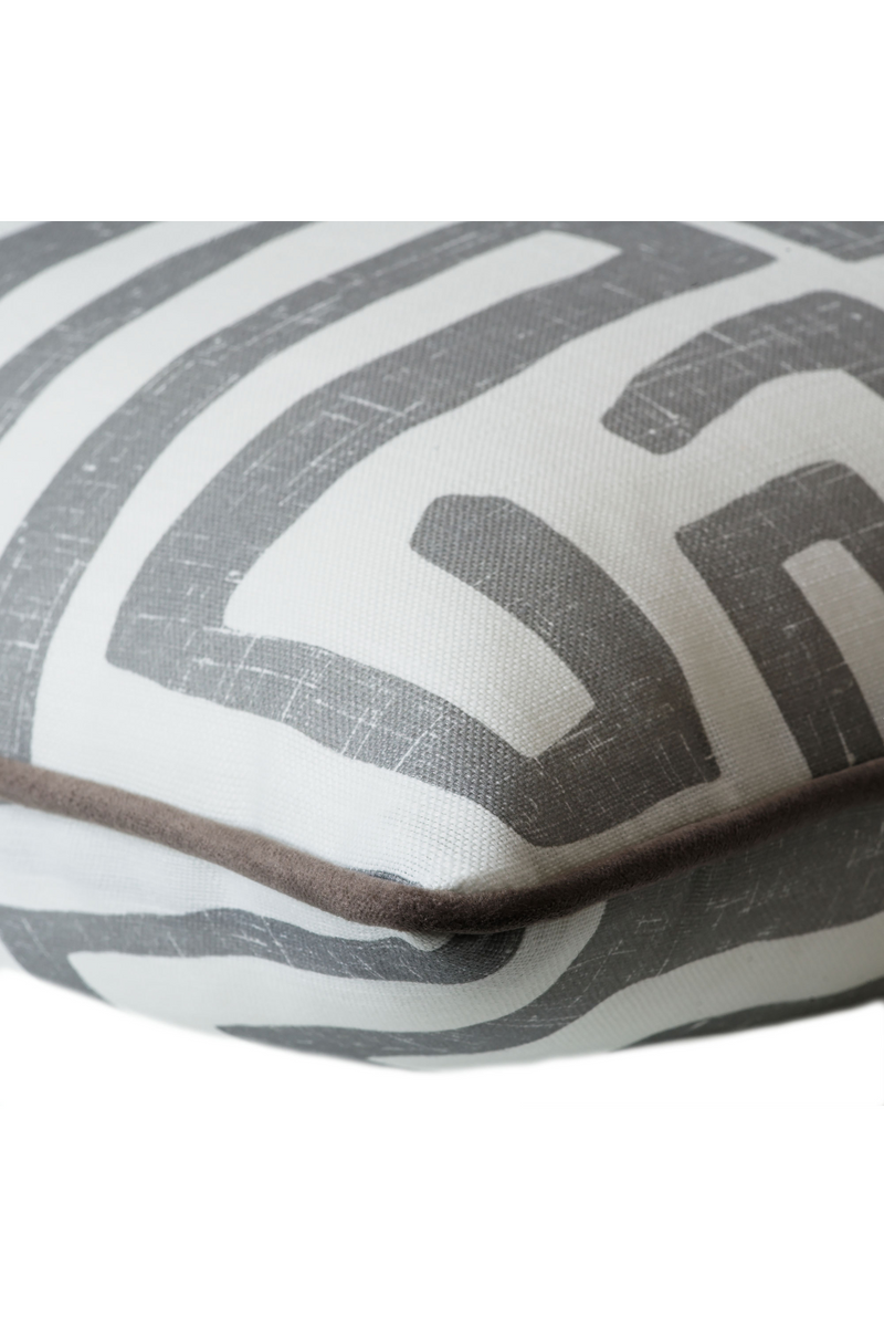 Coussin d'extérieur carré anthracite | Andrew Martin Reef | Muebleluxe.fr