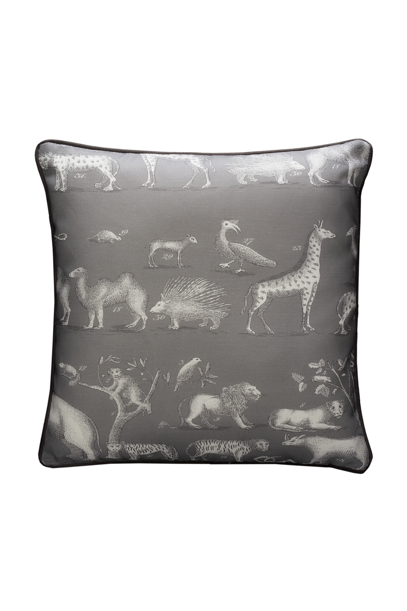 Coussin d'extérieur carré anthracite | Andrew Martin Kingdom | Meubleluxe.fr