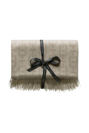 Plaid en laine et cachemire avec maillons de chaîne | Andrew Martin Burlington | Meubleluxe.fr