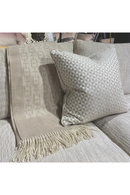 Plaid en laine et cachemire avec maillons de chaîne | Andrew Martin Burlington | Meubleluxe.fr