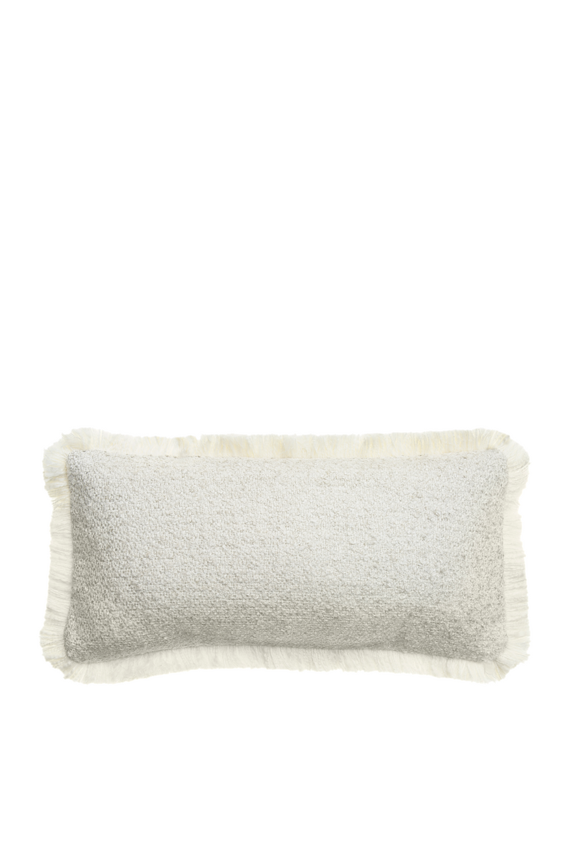 Coussin rectangulaire à franges Bouclé | Andrew Martin Huntsman | Meubleluxe.fr