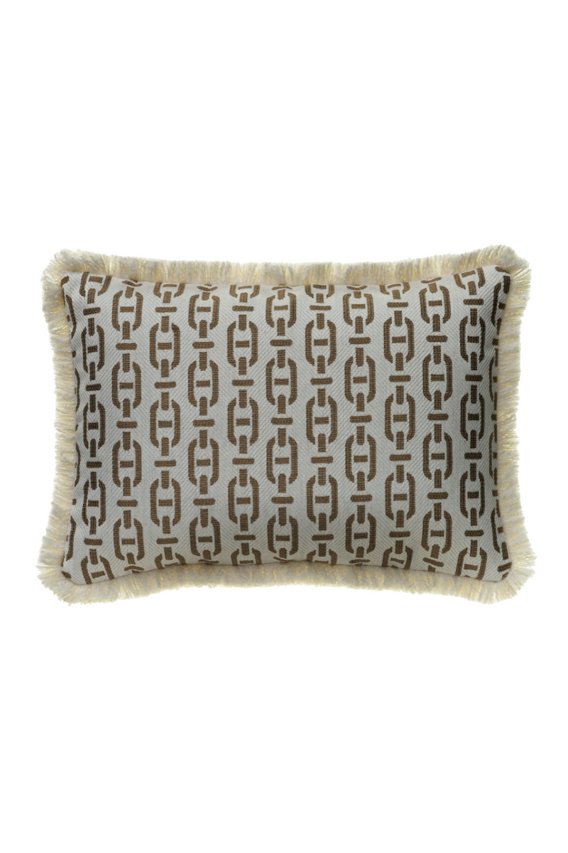 Chain Link Rectangular Cushion M | Andrew Martin Burlington | Meubleluxe.fr