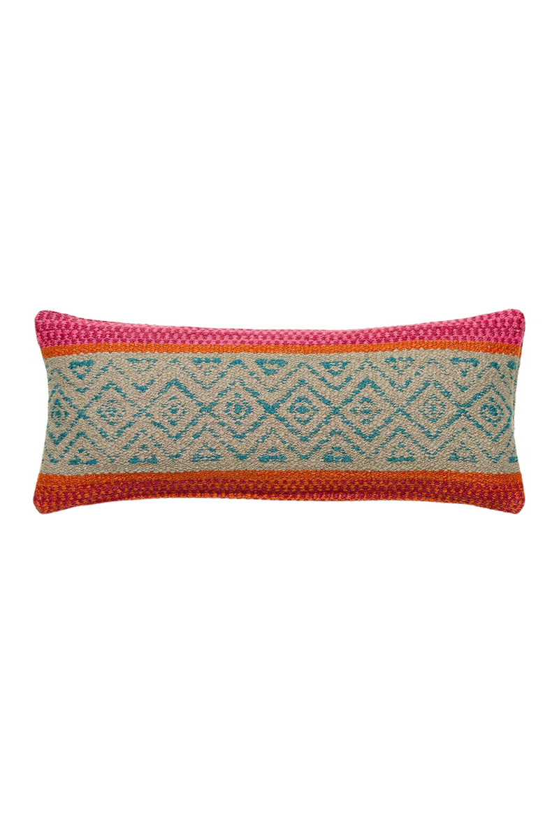 Coussin rectangulaire à motif géométrique | Andrew Martin Pampas | Meubleluxe.fr