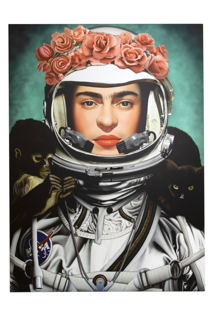 Néon LED rétro Frida | Andrew Martin Space Girl Kahlo | Meubleluxe.fr