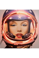 Néon LED Marilyn Monroe doré | Andrew Martin Space Girl | Meubleluxe.fr