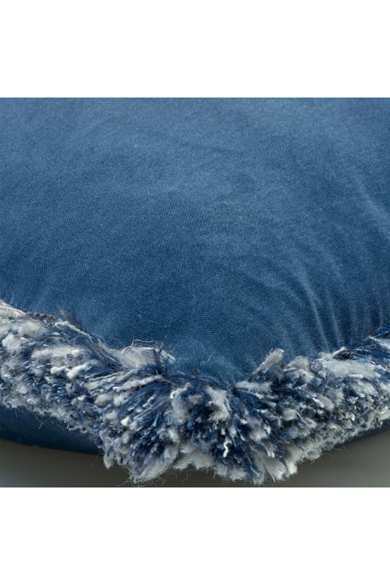 Coussin en velours à franges | Andrew Martin Pelham | Meubleluxe.fr