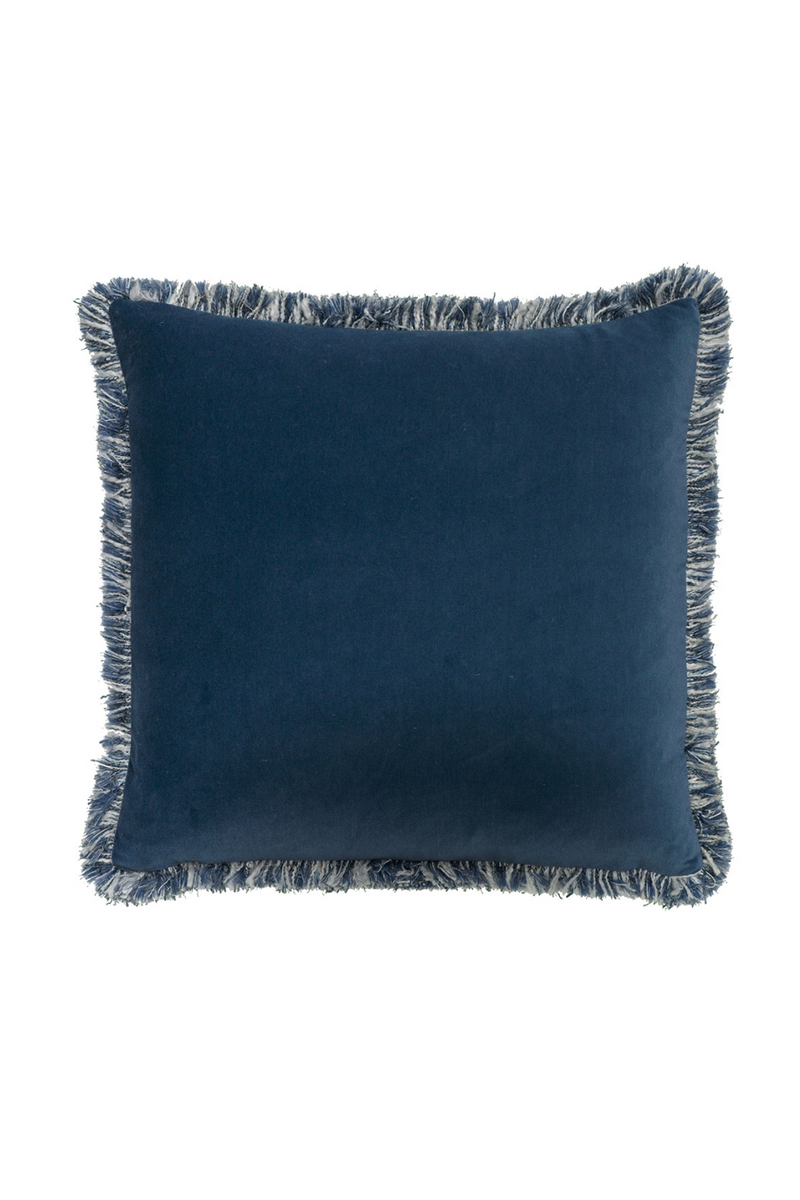 Coussin en velours à franges | Andrew Martin Pelham | Meubleluxe.fr