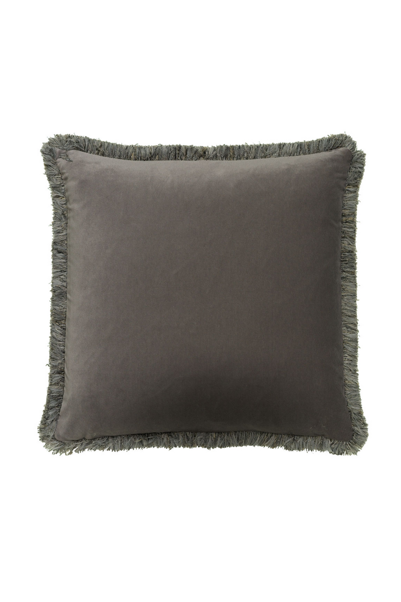 Coussin en velours à franges | Andrew Martin Pelham | Meubleluxe.fr