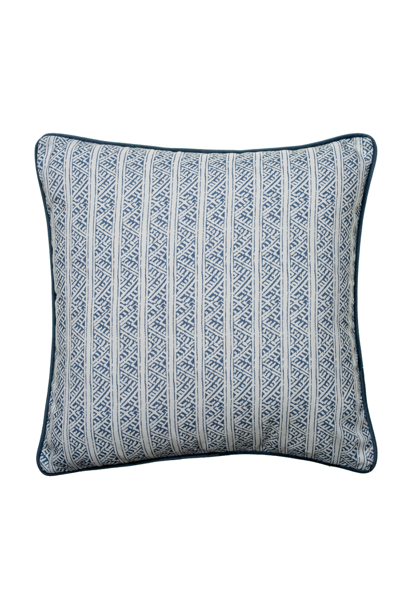 Coussin d'extérieur carré bleu marine | Andrew Martin Ostuni | Meubleluxe.fr