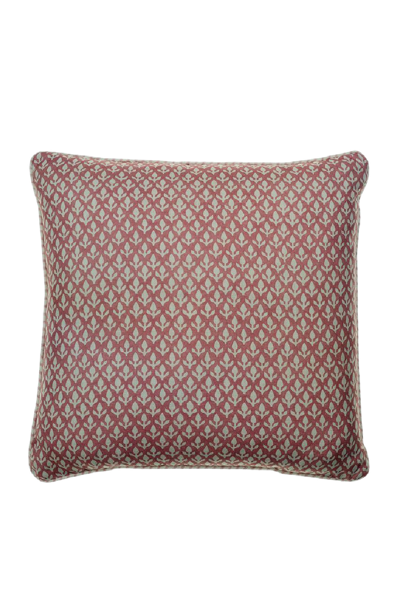 Coussin carré rose | Andrew Martin Bud | Meubleluxe.fr