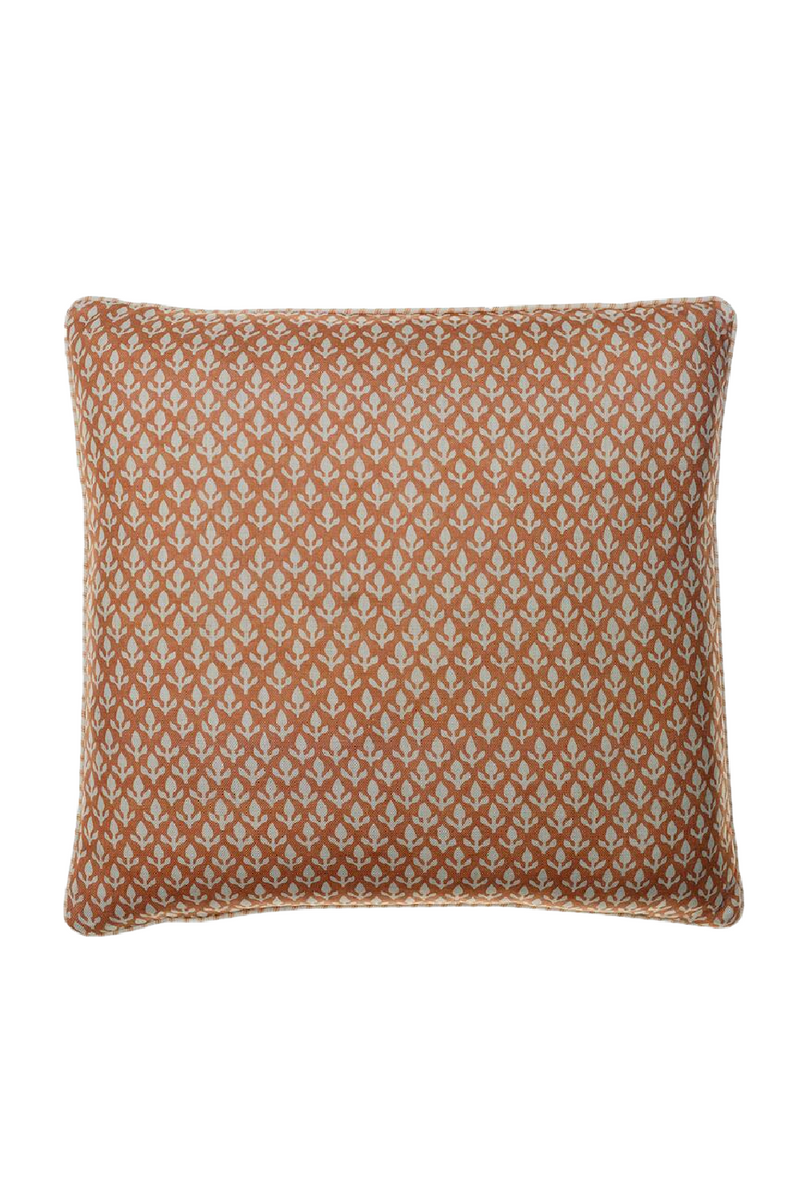 Coussin carré orange | Andrew Martin Bud | Meubleluxe.fr