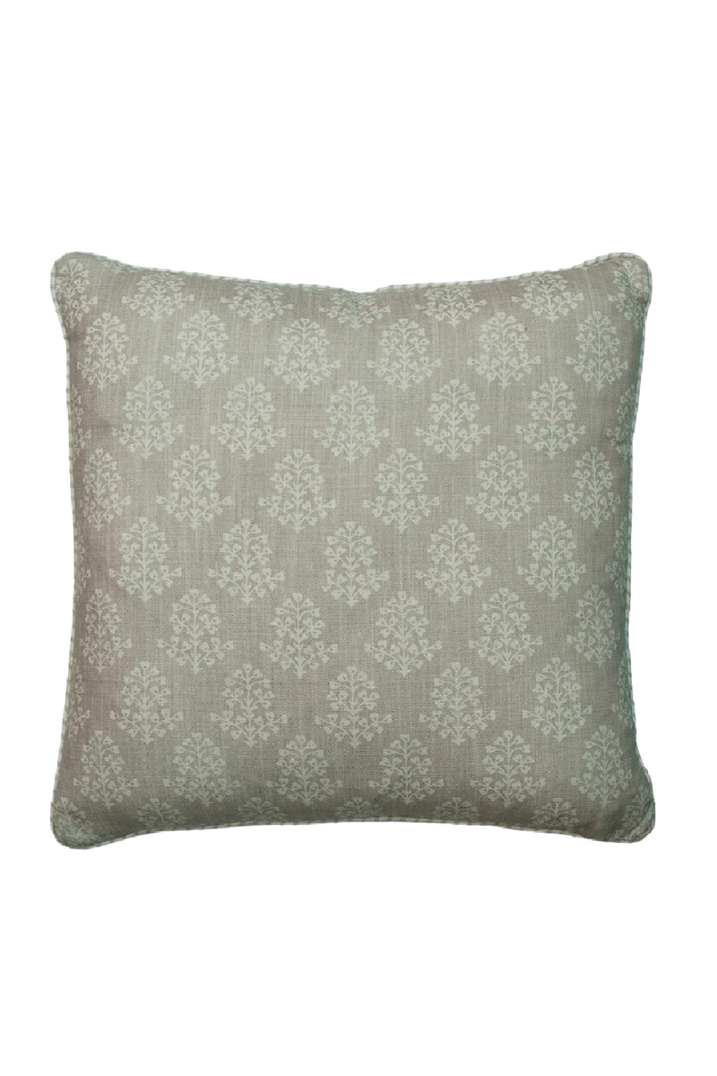 Coussin carré gris pierre | Andrew Martin Sprig | Meubleluxe.fr