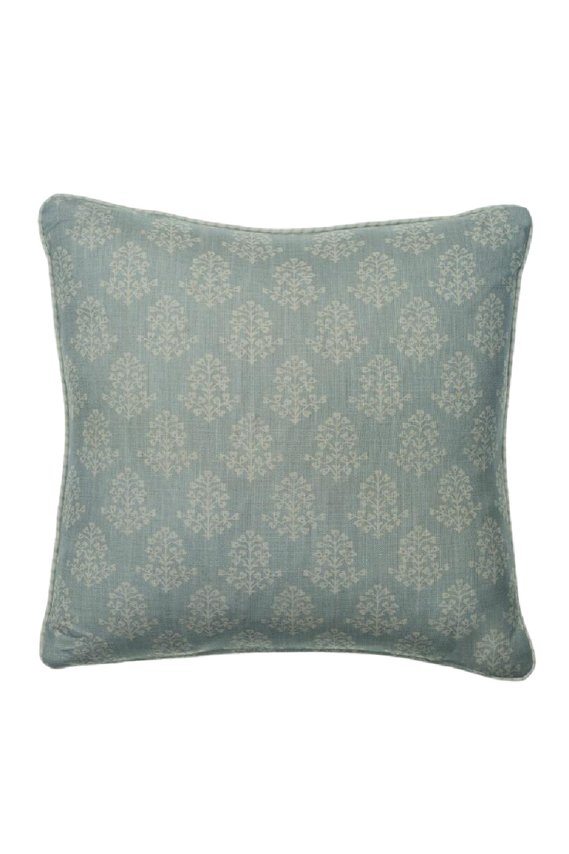 Coussin carré bleu ciel | Andrew Martin Sprig Sky | Meubleluxe.fr