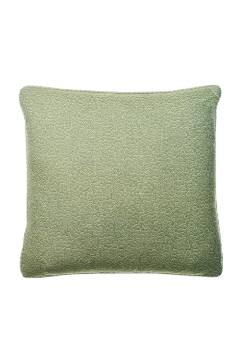  Pollen Coussin carré vert | Andrew Martin Pollen | Meubleluxe.fr