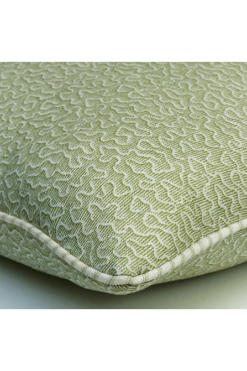 Pollen Coussin carré vert | Andrew Martin Pollen | Meubleluxe.fr