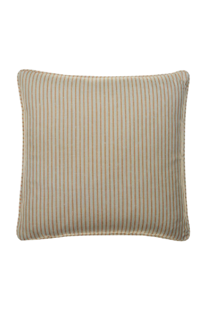 Coussin carré orange | Andrew Martin Picket | Meubleluxe.fr