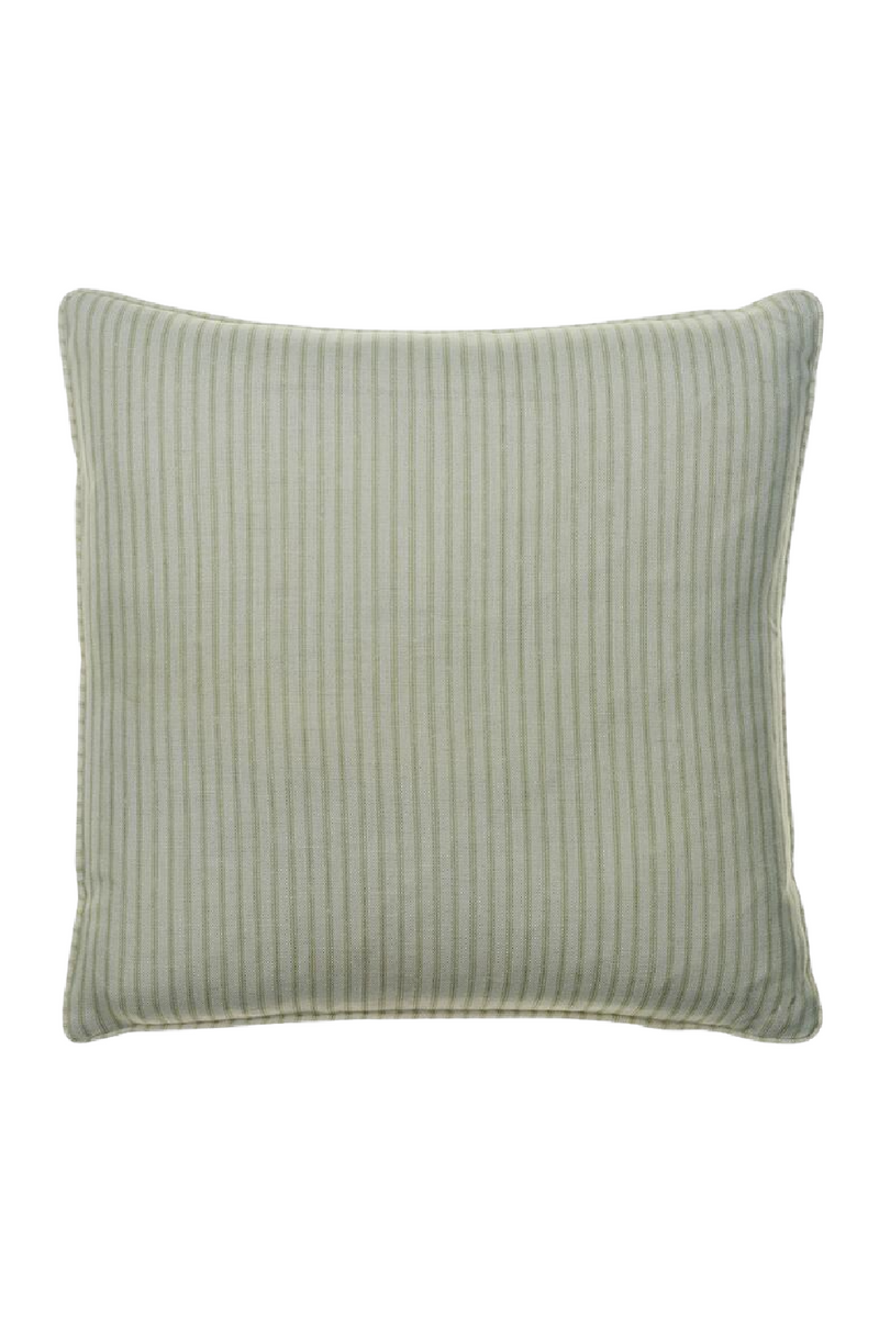 Coussin carré vert | Andrew Martin Picket | Meubleluxe.fr