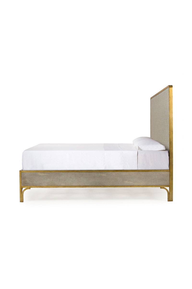 Cadre de lit Queen Size doré 160 x 210 cm | Andrew Martin Gilded Star | Meubleluxe.fr