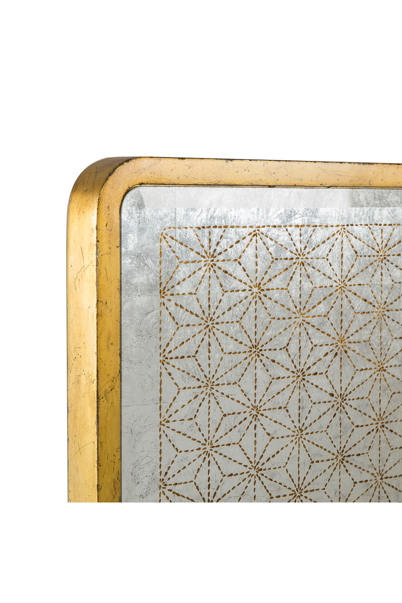 Cadre de lit Queen Size doré 160 x 210 cm | Andrew Martin Gilded Star | Meubleluxe.fr