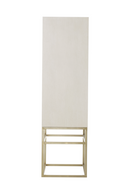 Armoire haute en bois et laiton vieilli | Andrew Martin Louis | Meubleluxe.fr