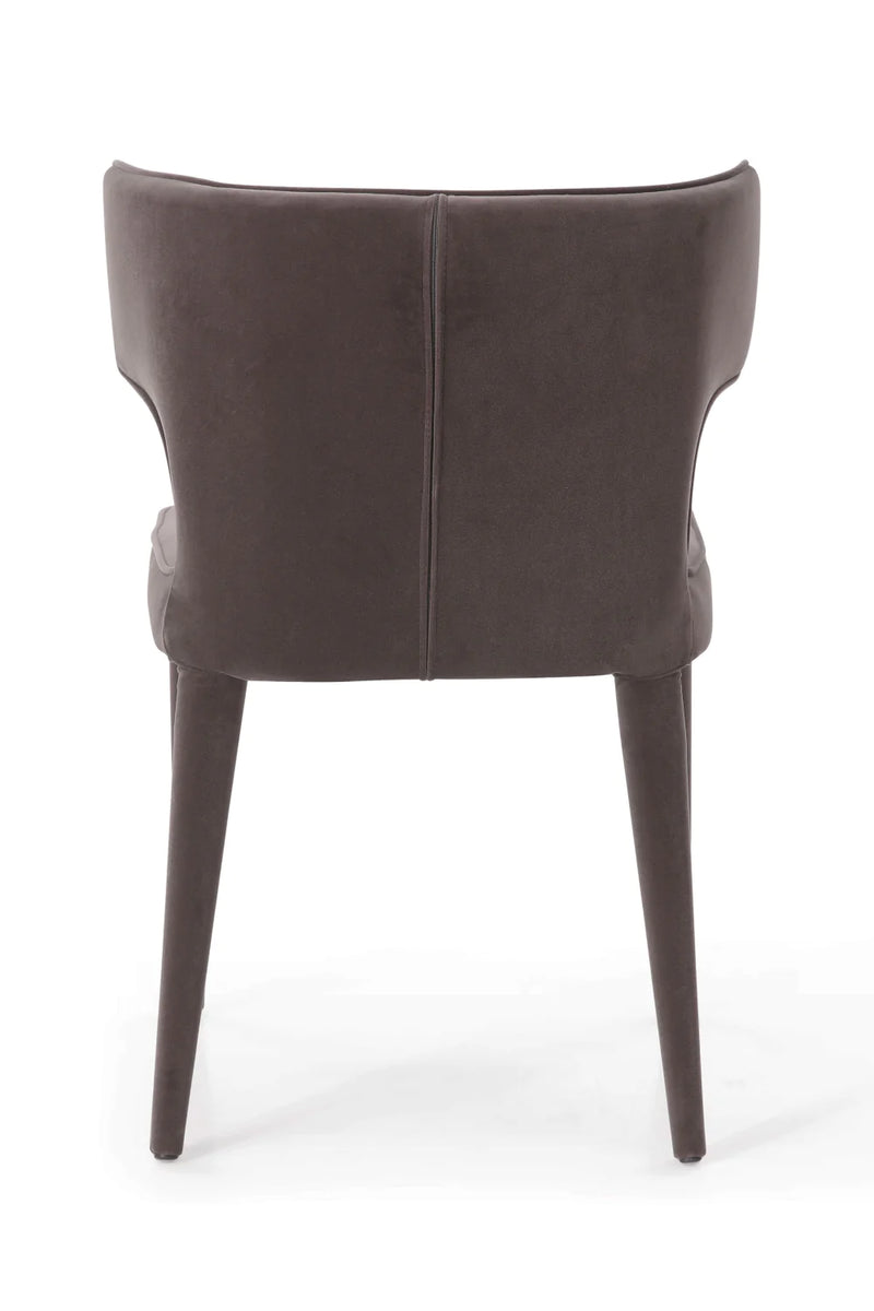 Orange Velvet Dining Chair | Andrew Martin Juno