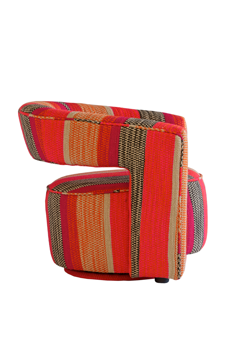 Fauteuil sculptural pivotante multicolore | Andrew Martin Madison | Meubleluxe.fr